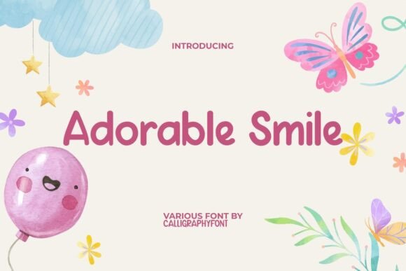 Adorable Smile Font: A Playful Typeface for Branding with Personality
