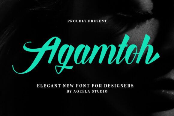 Agamtoh: A Timeless Script Font for Modern Marketing and Digital Design