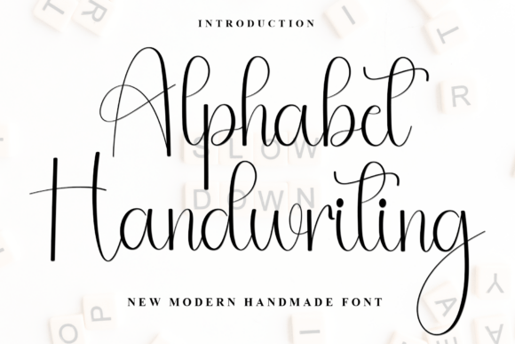 Alphabet Handwriting: A Versatile Script Font for Modern Marketing Design