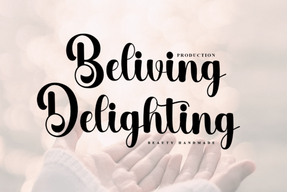 Beliving Delighting Font: Elevating Brand Identity with Timeless Elegance