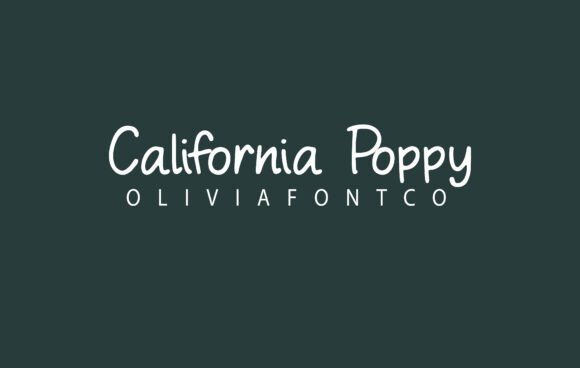 California Poppy: A Handwritten Font That Elevates Campaign Typography