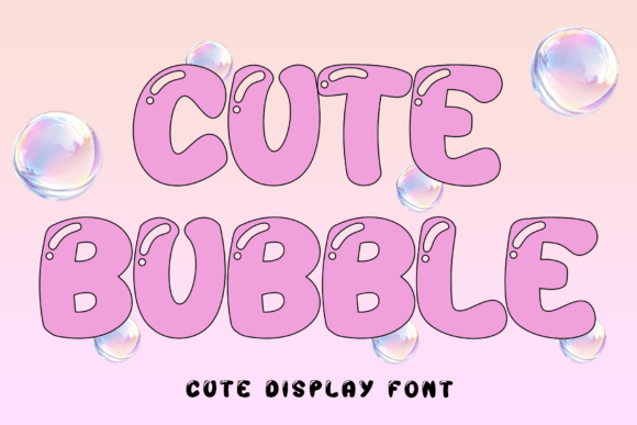 Cute Bubble: A Bubbly Script Font for Scroll-Stopping Digital Design