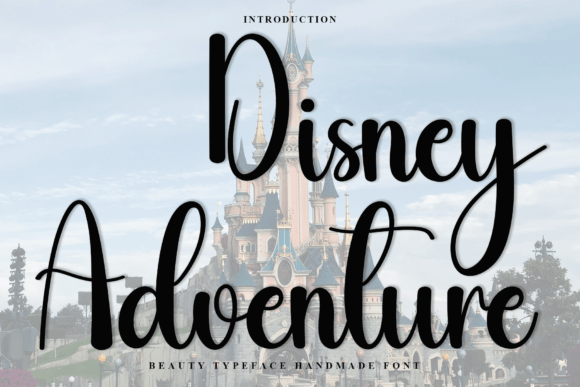 Disney Adventure: A Stylish Script Font That Elevates Small Business Branding
