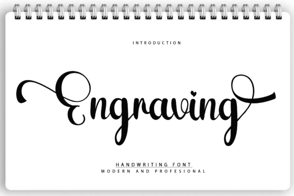 Engraving: A Handwritten Font That Elevates Modern Web Design