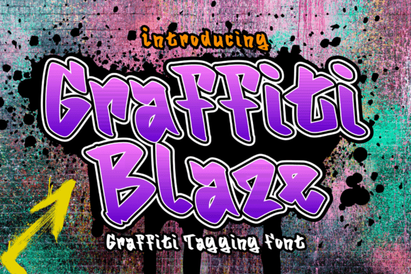 Graffitti Blaze: A Bold Typeface for Dynamic Web Design