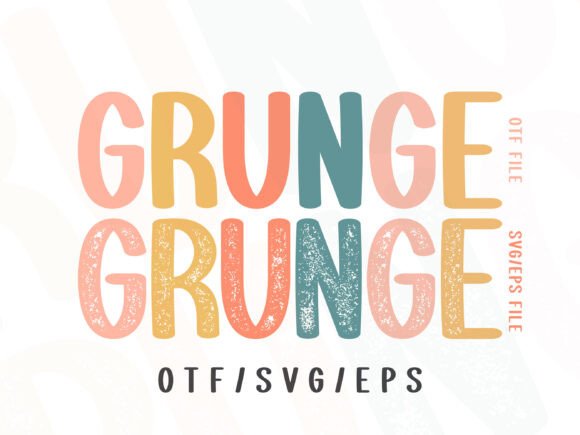 Grunge Font: Elevating Your Brand with a Distressed, Elegant Touch
