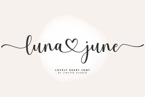 Luna June: A Sweet Modern Calligraphy Font for Web Designers