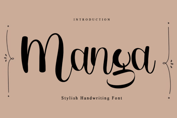 Manga: A Playful Script Font for Modern Marketing Designs