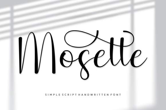 Mosette: A Sophisticated Script Font for Elegant Web Design