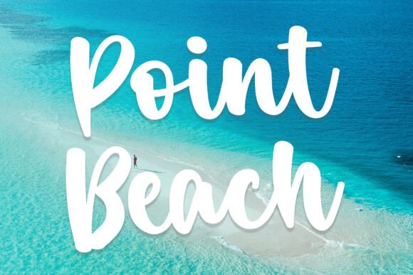 Point Beach Font: A Breeze of Coastal Charm for Editorial Design