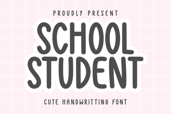 School Student Font: A Playful Touch for Digital Design Projects
