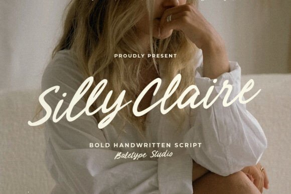 Silly Claire: A Bold Handwritten Script Font for Modern Branding