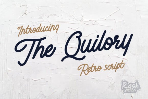 The Quilory: A Retro Script Font That Elevates Modern Web Design