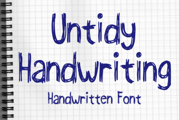 Untidy Handwriting: A Playful Script Font for Creative Branding Projects