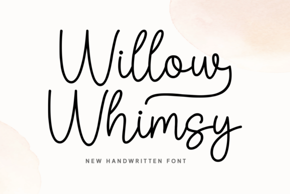 Willow Whimsy: A Fresh Handwritten Font for Modern Campaign Typography